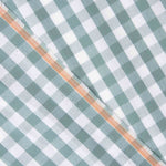 Anis Grün Baumwolle Popeline Plaids Maxi - Ribes y Casals
