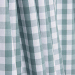 Anis Grün Baumwolle Popeline Plaids Maxi - Ribes y Casals