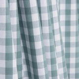 Anis Grün Baumwolle Popeline Plaids Maxi - Ribes y Casals