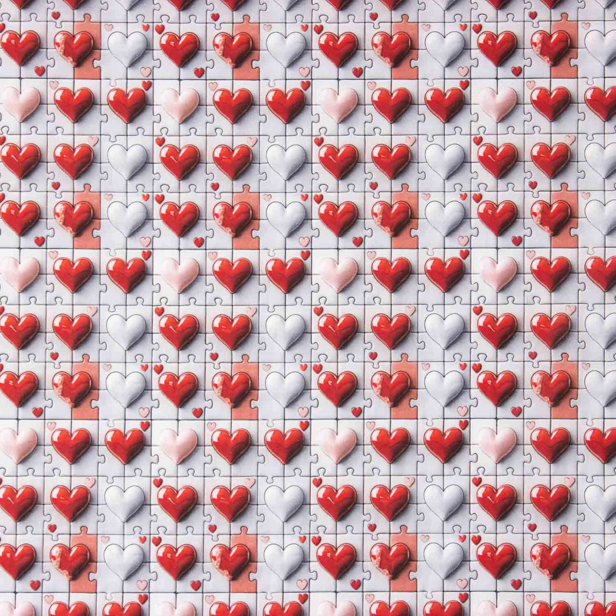 Baumwollpopeline Cuore Puzzle - Ribes y Casals