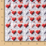Baumwollpopeline Cuore Puzzle - Ribes y Casals