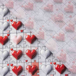 Baumwollpopeline Cuore Puzzle - Ribes y Casals