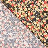 Baumwoll-Popeline Blumen Shang Rot Oeko-Tex® Baumwoll-Popeline - Ribes y Casals