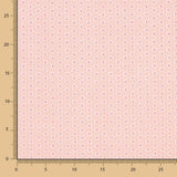Oeko-Tex® Geometrische Koralle Baumwolle Baumwoll-Popeline - Ribes y Casals