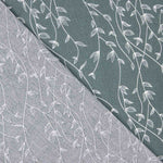Ginkgo Grün Ginkgoblätter Baumwollpopeline 55 x 145 cm - Ribes y Casals
