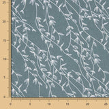 Ginkgo Grün Ginkgoblätter Baumwollpopeline 55 x 145 cm - Ribes y Casals