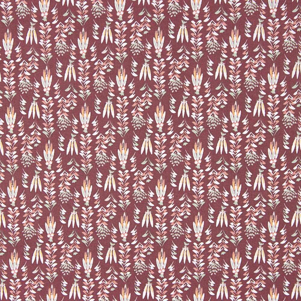 Kinderkleidung Baumwolle Popeline Maroon Forest - Ribes y Casals