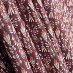 Kinderkleidung Baumwolle Popeline Maroon Forest - Ribes y Casals