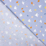 Kinderkleidung aus Baumwollpopeline Golondrinas Blue Denim - Ribes y Casals