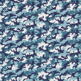 Militär-Baumwollpopeline Blau - Ribes y Casals