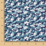 Militär-Baumwollpopeline Blau - Ribes y Casals