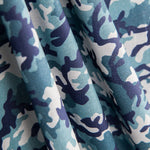 Militär-Baumwollpopeline Blau - Ribes y Casals