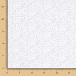 Minimals Baumwoll-Popeline weiß-grau - Ribes y Casals