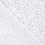 Minimals Baumwoll-Popeline weiß-grau - Ribes y Casals
