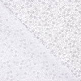 Minimals Baumwoll-Popeline weiß-grau - Ribes y Casals