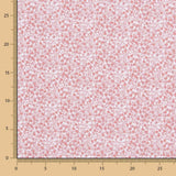 Minimals Baumwoll-Popeline weiß-rosa - Ribes y Casals