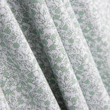 Minimals Baumwoll-Popeline weiß-grün - Ribes y Casals
