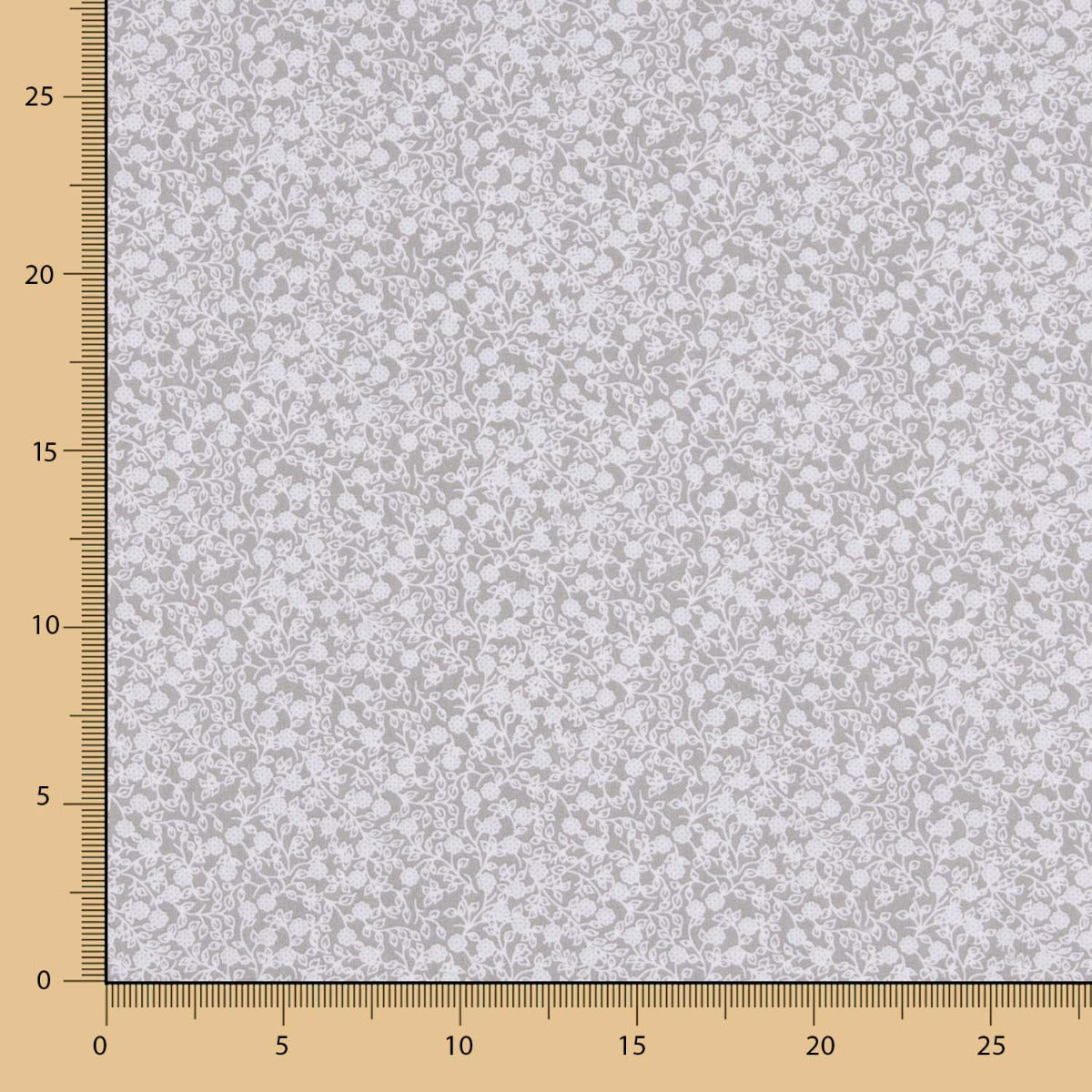 Minimals Baumwolle Popeline Grau - Ribes y Casals