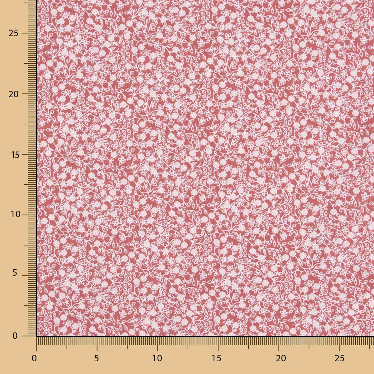 Minimals Baumwoll-Popeline dunkelrosa - Ribes y Casals