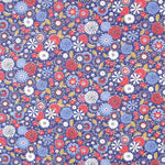 Oeko-Tex® Misaki Baumwoll-Popeline Blau Blau - Ribes y Casals