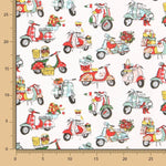 Vespas Baumwolle Popeline Jugend Vespas - Ribes y Casals