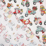 Vespas Baumwolle Popeline Jugend Vespas - Ribes y Casals
