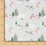 Baumwollpopeline Weihnachtspinguine - Ribes y Casals