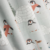 Baumwollpopeline Weihnachtspinguine - Ribes y Casals