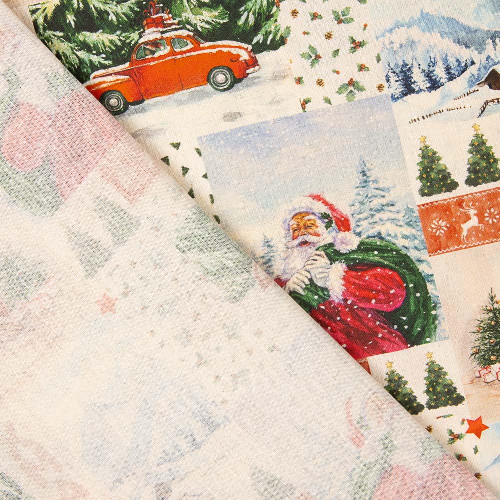 Russet Christmas Cotton Poplin - Ribes y Casals