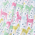 Bio-Baumwollpopeline für Kinder Zebras Multicolour - Ribes y Casals