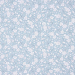 Kinderkleidung aus Bio-Baumwolle Popeline Blau gepunktet Blume - Ribes y Casals