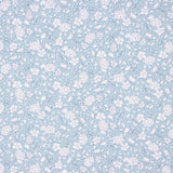 Kinderkleidung aus Bio-Baumwolle Popeline Blau gepunktet Blume - Ribes y Casals