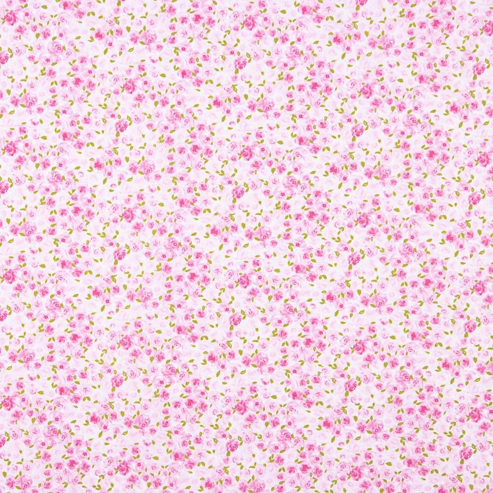 Popeline aus Bio-Baumwolle Gartenrosen aus Bio-Baumwolle für Kinder - Ribes y Casals