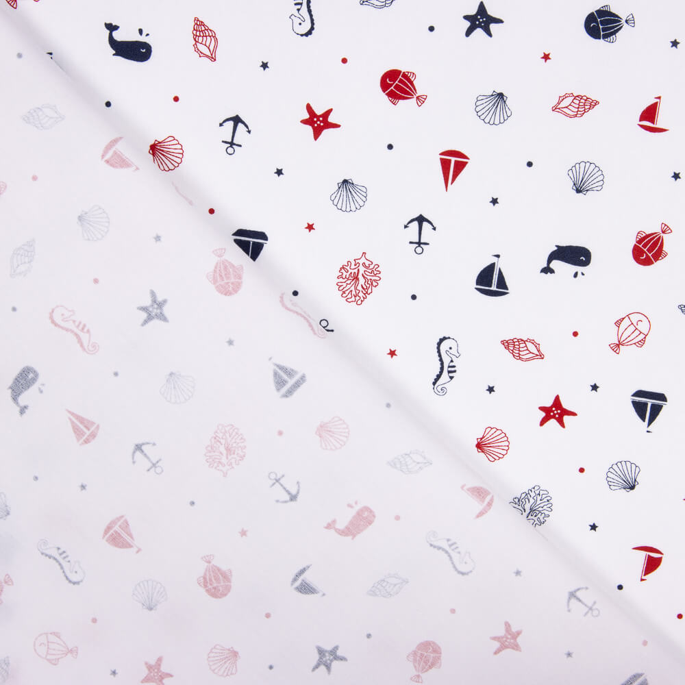 Kinderkleid aus Bio-Baumwollpopeline Sailor - Ribes y Casals