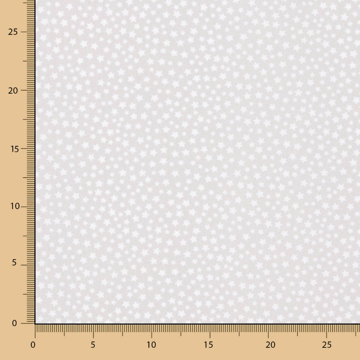 Kinderkleid aus Bio-Baumwolle Popeline Mini Beige Star - Ribes y Casals