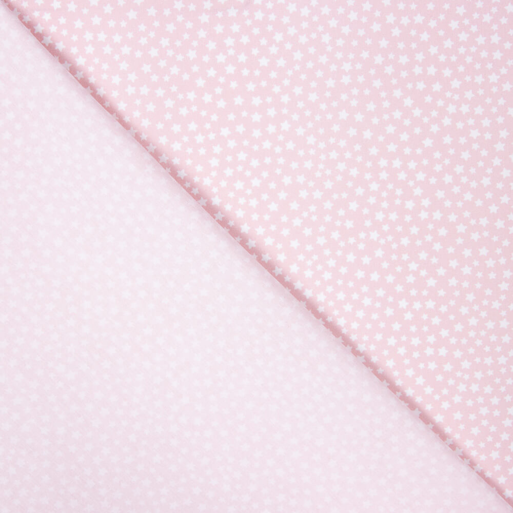 Kinderkleid aus Bio-Baumwolle Popeline Mini Pink Star - Ribes y Casals