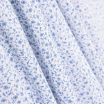 Kinderkleid aus Bio-Baumwolle Popeline Mini Flower Blau - Ribes y Casals