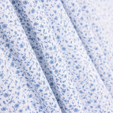 Kinderkleid aus Bio-Baumwolle Popeline Mini Flower Blau - Ribes y Casals