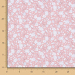 Kinderkleidung aus Bio-Baumwolle Popeline Mini Flower Dots Rosa - Ribes y Casals