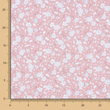 Kinderkleidung aus Bio-Baumwolle Popeline Mini Flower Dots Rosa - Ribes y Casals