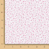 Kinderkleid aus Bio-Baumwolle Popeline Mini Rosa Blume - Ribes y Casals