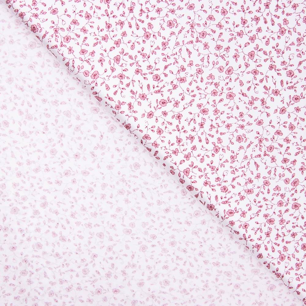 Kinderkleid aus Bio-Baumwolle Popeline Mini Rosa Blume - Ribes y Casals