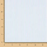 Kinderkleidung aus Bio-Baumwolle Popeline Mini Stripes Blau - Ribes y Casals