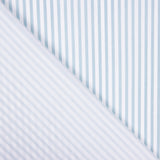 Kinderkleidung aus Bio-Baumwolle Popeline Mini Stripes Blau - Ribes y Casals