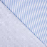 Kinderkleidung aus Bio-Baumwolle Popeline Mini Stripes Blau - Ribes y Casals