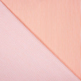 Kinderkleidung aus Bio-Baumwolle Popeline Mini Stripes Orange - Ribes y Casals
