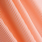 Kinderkleidung aus Bio-Baumwolle Popeline Mini Stripes Orange - Ribes y Casals