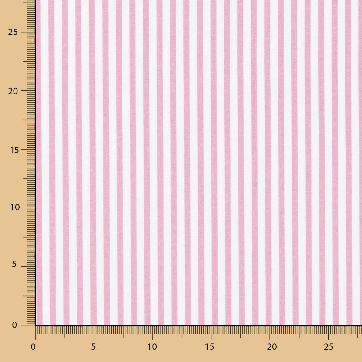 Kinderkleidung aus Bio-Baumwolle Popeline Mini Pink Stripe - Ribes y Casals