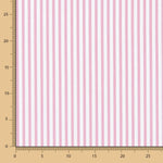Kinderkleidung aus Bio-Baumwolle Popeline Mini Pink Stripe - Ribes y Casals
