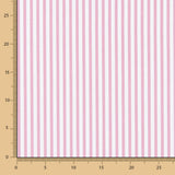Kinderkleidung aus Bio-Baumwolle Popeline Mini Pink Stripe - Ribes y Casals